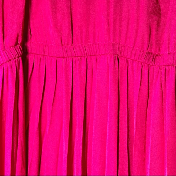 Women’s Fuchsia Long Sleeve Mini Dress Fall Winter Holiday Party XXL - Picture 4 of 8